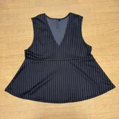 ブラックストライプ ベスト