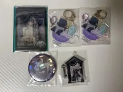 黒執事 葬儀屋 BlackLabel 缶バッジ ティーカップアクリルキーホルダー