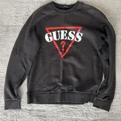 GUESS カラー:ブラック スウェット Mサイズ 長袖　オシャレ　クルーネック