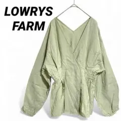 ✨美品✨【ローリーズファーム】２WAYウエストタックブラウス カシュクールのサムネイル