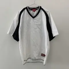 J1208 Rawlings VネックラグランTシャツ ホワイト メンズ L