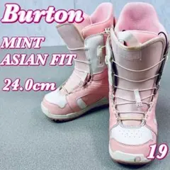 BURTON スノボ ブーツ MINT ASIAN FIT 24.0cm ピンク