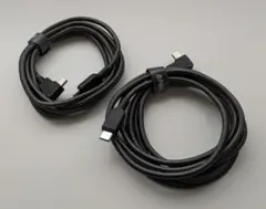 Anker USB-C ケーブル L字 240W 1.8m ブラック 2本