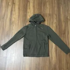 COMME CA DU MODE MEN フルジップパーカー オリーブグリーン
