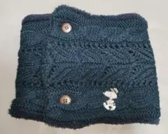 新品未使用 スヌーピー ネックウォーマー ネイビー