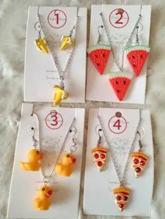 No.1 ネックレス ピアス セット