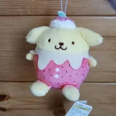 サンリオキャラクターズ　いちごみるくメルトマスコット　ポムポムプリン