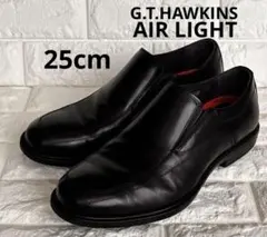 美品】G.T.HAWKINS ホーキンス エアーライト 25cm スリッポン 黒のサムネイル