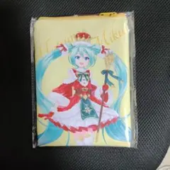 初音ミク レザー風ポーチ クリスマス