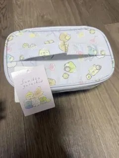 新品タグ付】すみっコぐらし 二段 バニティポーチ 大容量 化粧ポーチ