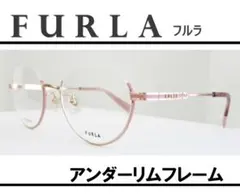 ケース付◆ FURLA フルラ ◆メガネフレーム VFU-797J-02AM