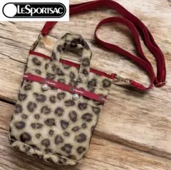LeSportsac トートバッグ レオパード柄 バンブーハンドル Y2K - メルカリ