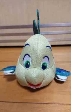 【新品】リトルマーメイド フランダー 肩のせぬいぐるみ くっつきぬいぐるみ
