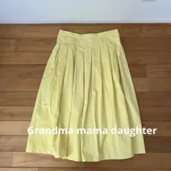 【Grandma mama daughter】 チノプリーツスカート