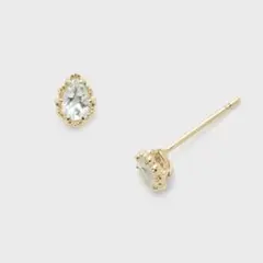 ♢﻿現行品♢﻿NOJESS K10 アクアマリン ピアス ネモフィラ 花のサムネイル