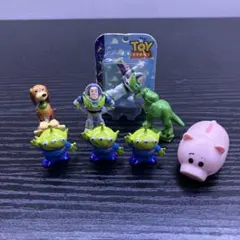 ディズニーピクサー トイストーリー ミニフィギュア 8体セット マスコット 置物