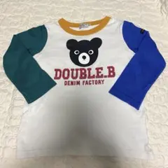 DOUBLE.B 長袖カットソー　110㌢
