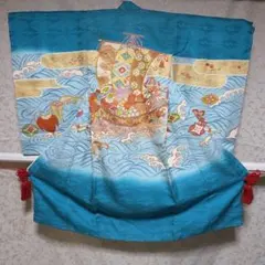 6-057 (保管品) 正絹 男児 手描 お宮参り 着物 金太郎 - メルカリ