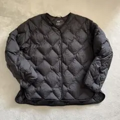 【美品】UNIQLO ウルトラライトダウンリラックスジャケット キルティング S