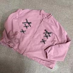 【150cm】ピンク フリル付きジャケット