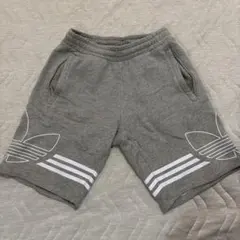 adidas アディダス スウェット ハーフパンツ グレー