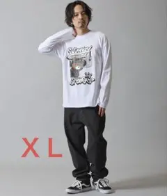新品タグ付き★SIDEWAY STANCEグラフィック プリントロンT★ＸＬのサムネイル