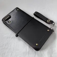 HIGH CAMP FACTORY 本革 iPhoneSE3ケース ストラップ付