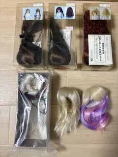 ドールウィッグのアレンジに ウィッグホールドセット 9インチ