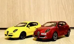 Bburago ブラーゴ 1/43 アルファロメオ MiTo 2台セットのサムネイル