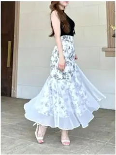 【新品未使用/タグ付き】リップサービス マーメイドスカート 花柄