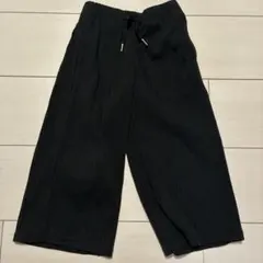 GU リブワイドパンツ