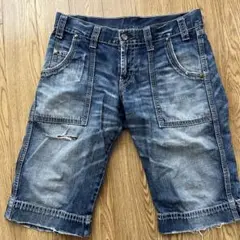 Levi's インディゴ デニムショーツのサムネイル