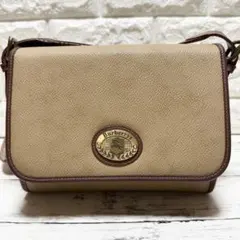 Burberrys バーバリー ショルダーバッグ レザー ベージュ ヴィンテージのサムネイル