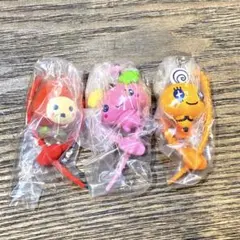 たまごっち カラフルマルチチャーム ふらわっち・めめっち・いちごっち