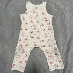 特価★美品★プチバトー・12m・チュビックプリントサロペット・70cm・80cm