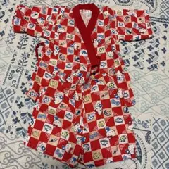 キティちゃん 甚平 90センチ　未使用に近い