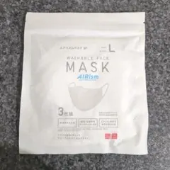 ユニクロ　AIRism 洗えるマスク Lサイズ 3枚入り