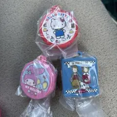 サンリオ クッキー缶チャーム マイメロ キティ ザボードビルデュオ