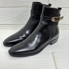 【極美品】DIANA ショートブーツ アイスマン ブラック レザー 23cm