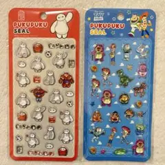 m*～様 【正規品】ディズニーぷくぷくシール2種