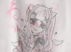 メンヘライラスト長袖Tシャツ