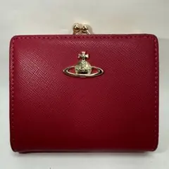 ヴィヴィアン ウエストウッド 二つ折り財布 ピーチ