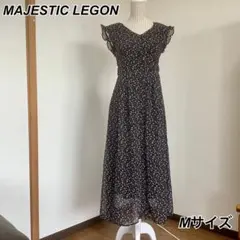 【MAJESTIC LEGON】花柄ロングワンピース［Mサイズ］