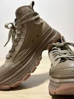 本日3日購入の方大幅値引き希少コンバース オールスター ベージュ ハイカット