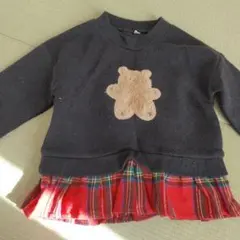 クマモチーフ ニットセーター 95cm