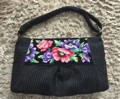 FEILER 花柄刺繍 ショルダーバッグ