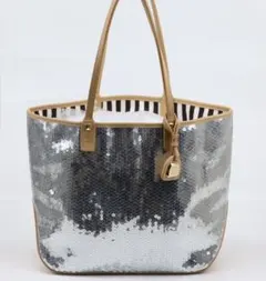 新品同様　ヘンリベンデル　シルバースパンコールトートバッグ　A4可能