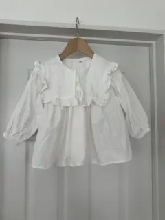 フリルブラウス　セーラー　シャツ