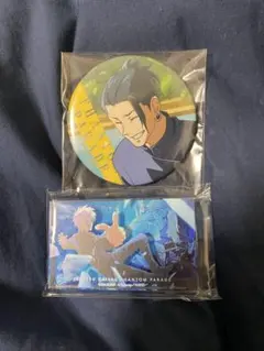 ファンパレくじ 五条悟 アクリルブロック 缶バッジ 夏油傑