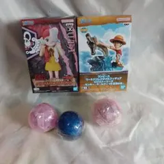 フィギュアお得5点セット！FILM REDウタ ルフィVS近海の主 ワンピの実3